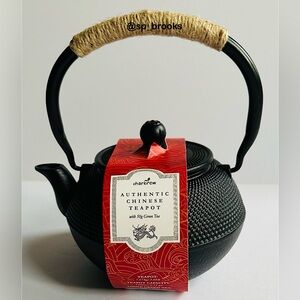 🎁Charbrew Authentic Chinese Teapot with 50g Green Tea - Cast Iron - 40 fl oz